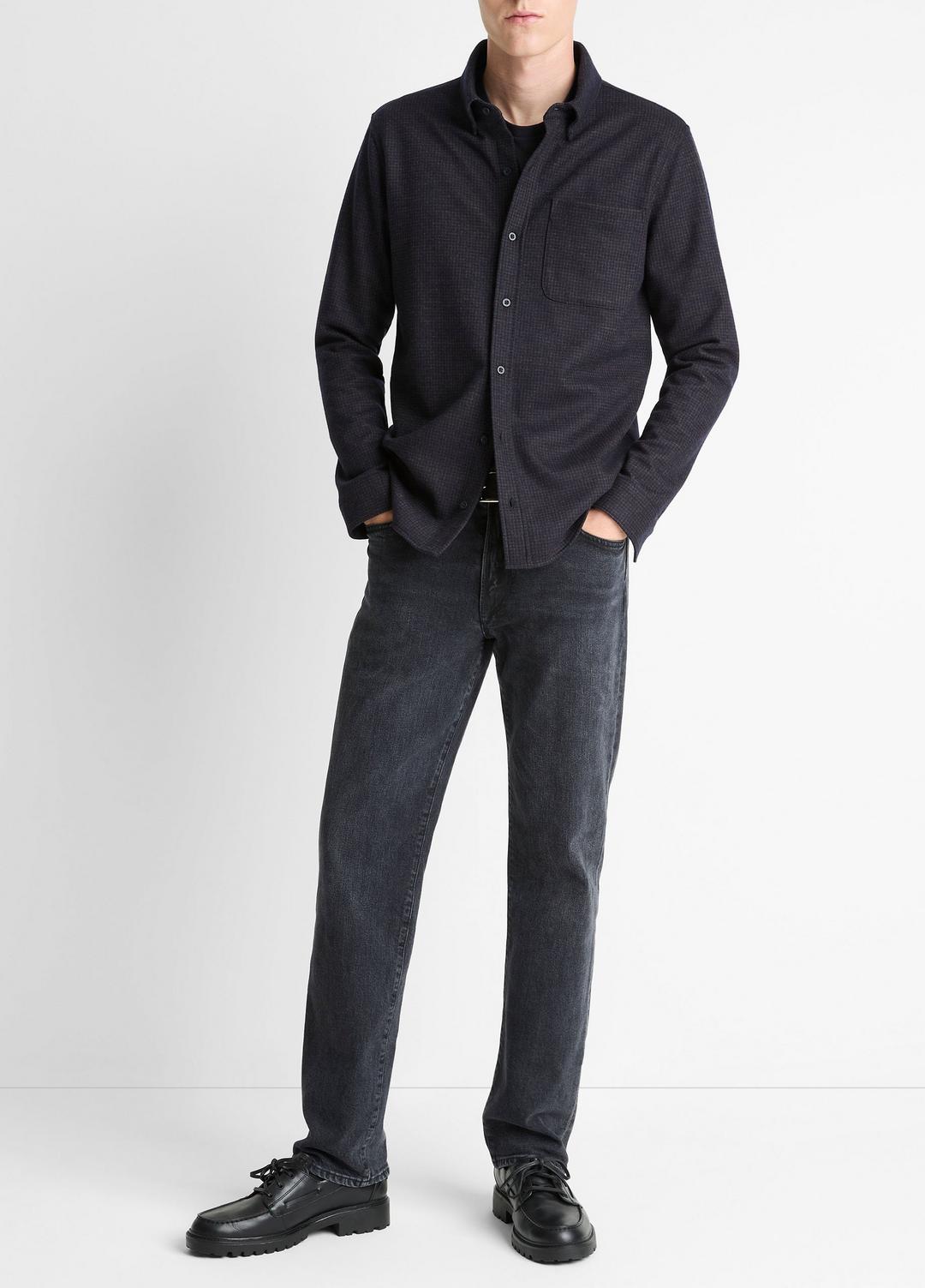 VINCE Tattersall Plaid Button-Down Shirt in Long Sleeve