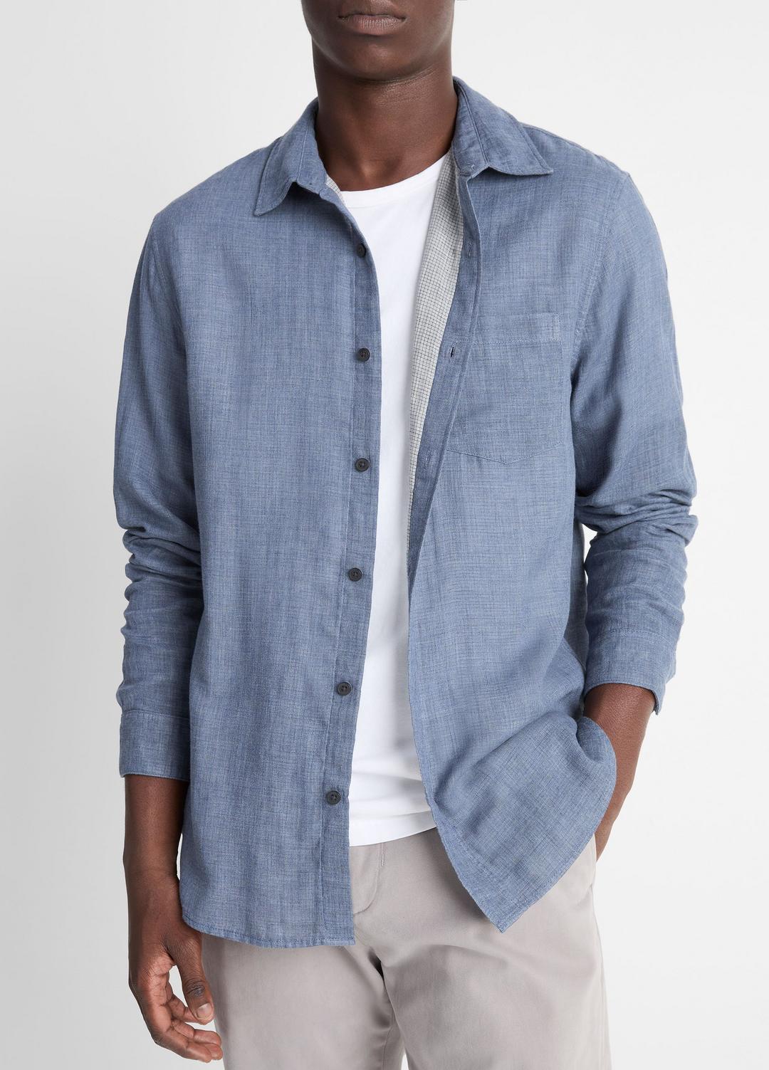 VINCE Double Face Long Sleeve in Long Sleeve