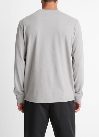 VINCE Sueded Jersey Long-Sleeve Pocket T-Shirt in Long Sleeve
