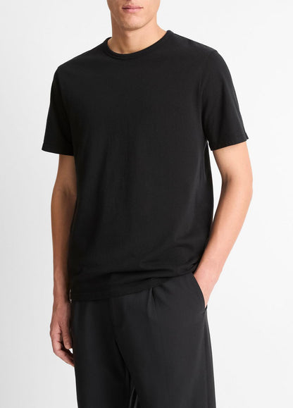 VINCE Garment Dye Cotton T-Shirt in Short Sleeve
