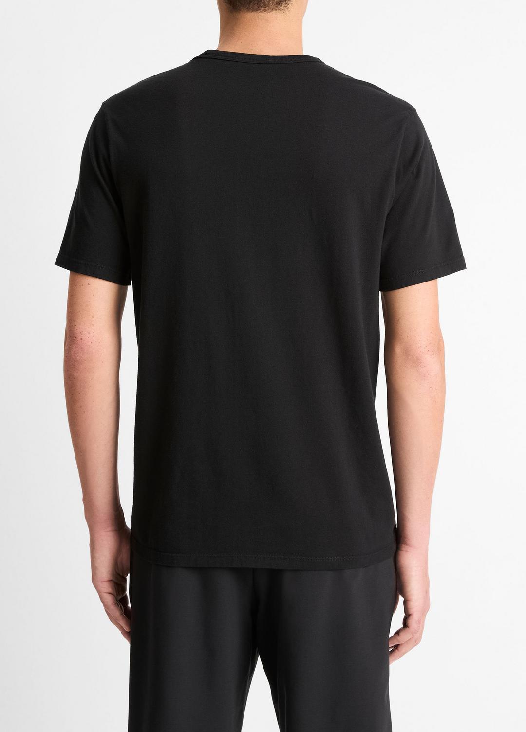 VINCE Garment Dye Cotton T-Shirt in Short Sleeve