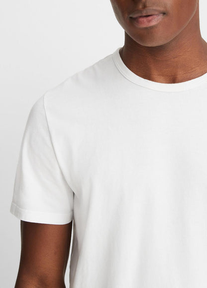 VINCE Garment Dye Cotton T-Shirt in Short Sleeve