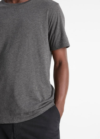 VINCE Pima Cotton Crew Neck T-Shirt in Short Sleeve