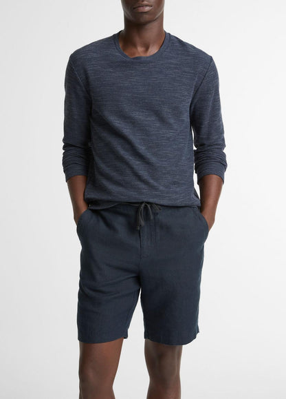 VINCE Double-Knit Cotton-Blend Long-Sleeve Shirt in Long Sleeve
