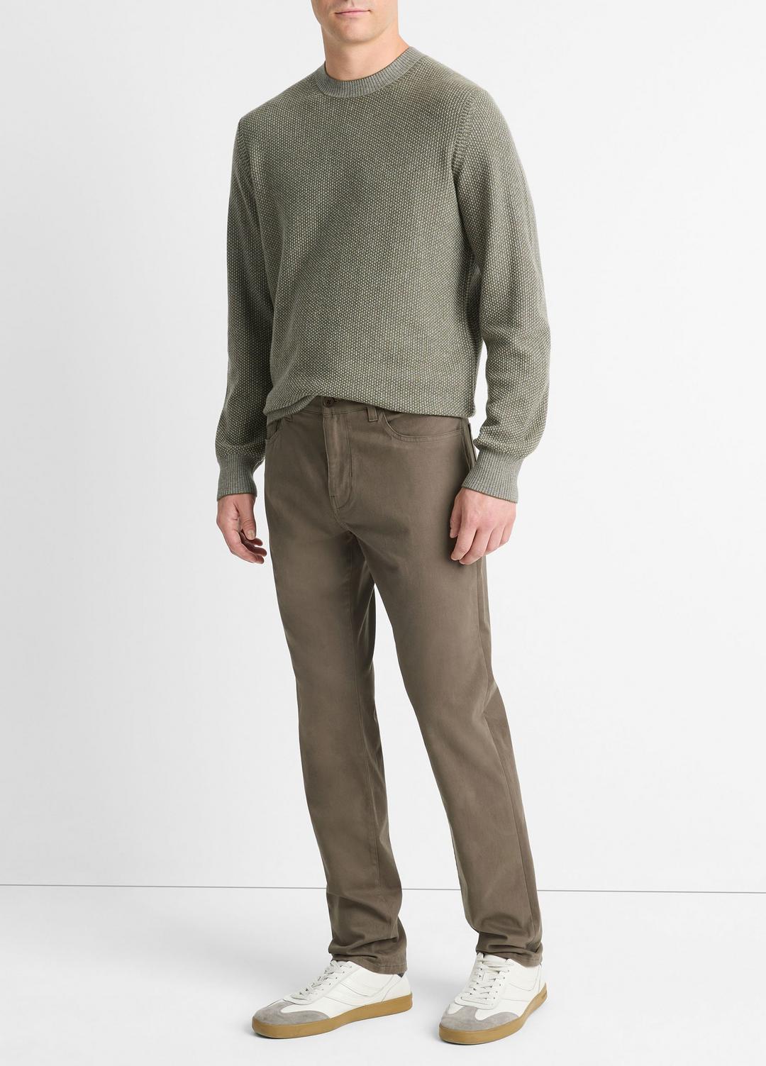 VINCE Dylan Slim 5-Pocket Peached Stretch-Cotton Pant in Trousers