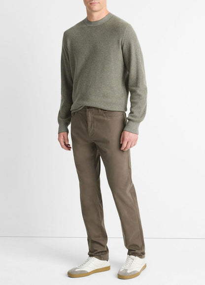VINCE Dylan Slim 5-Pocket Peached Stretch-Cotton Pant in Trousers