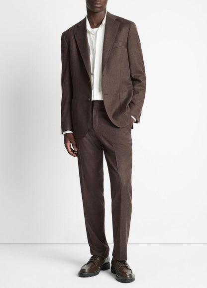 VINCE Wool-Silk Classic Pant in Trousers