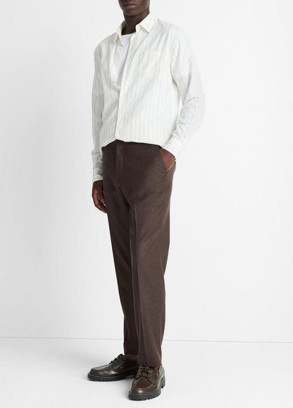 VINCE Wool-Silk Classic Pant in Trousers