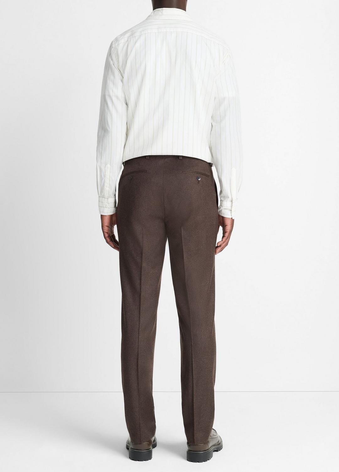 VINCE Wool-Silk Classic Pant in Trousers