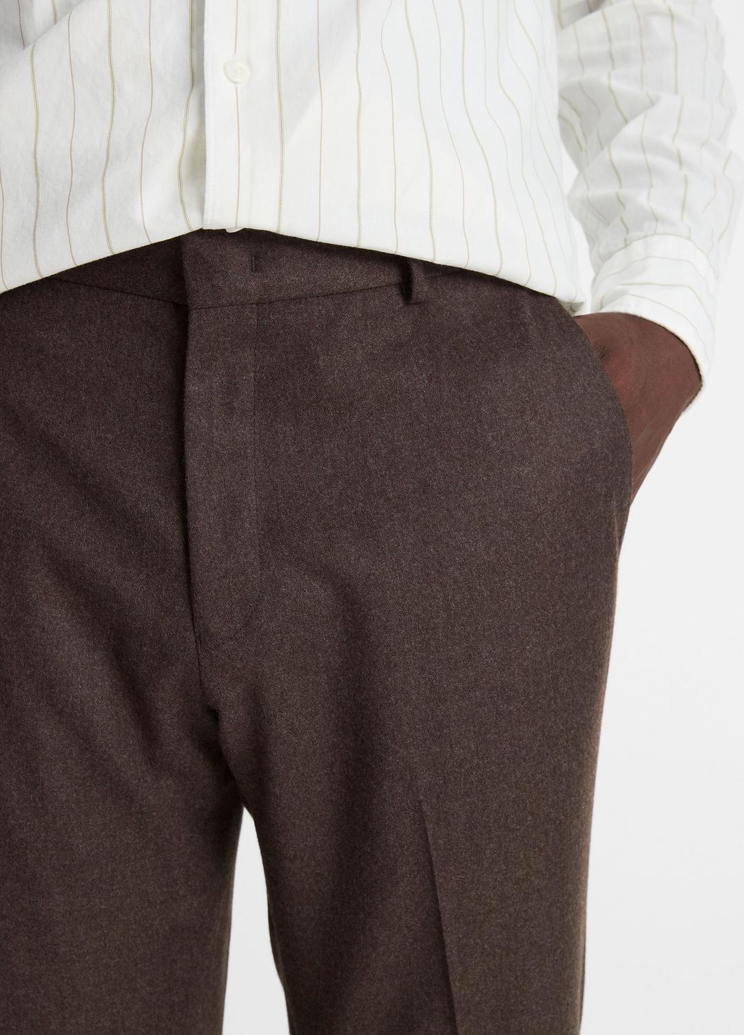 VINCE Wool-Silk Classic Pant in Trousers