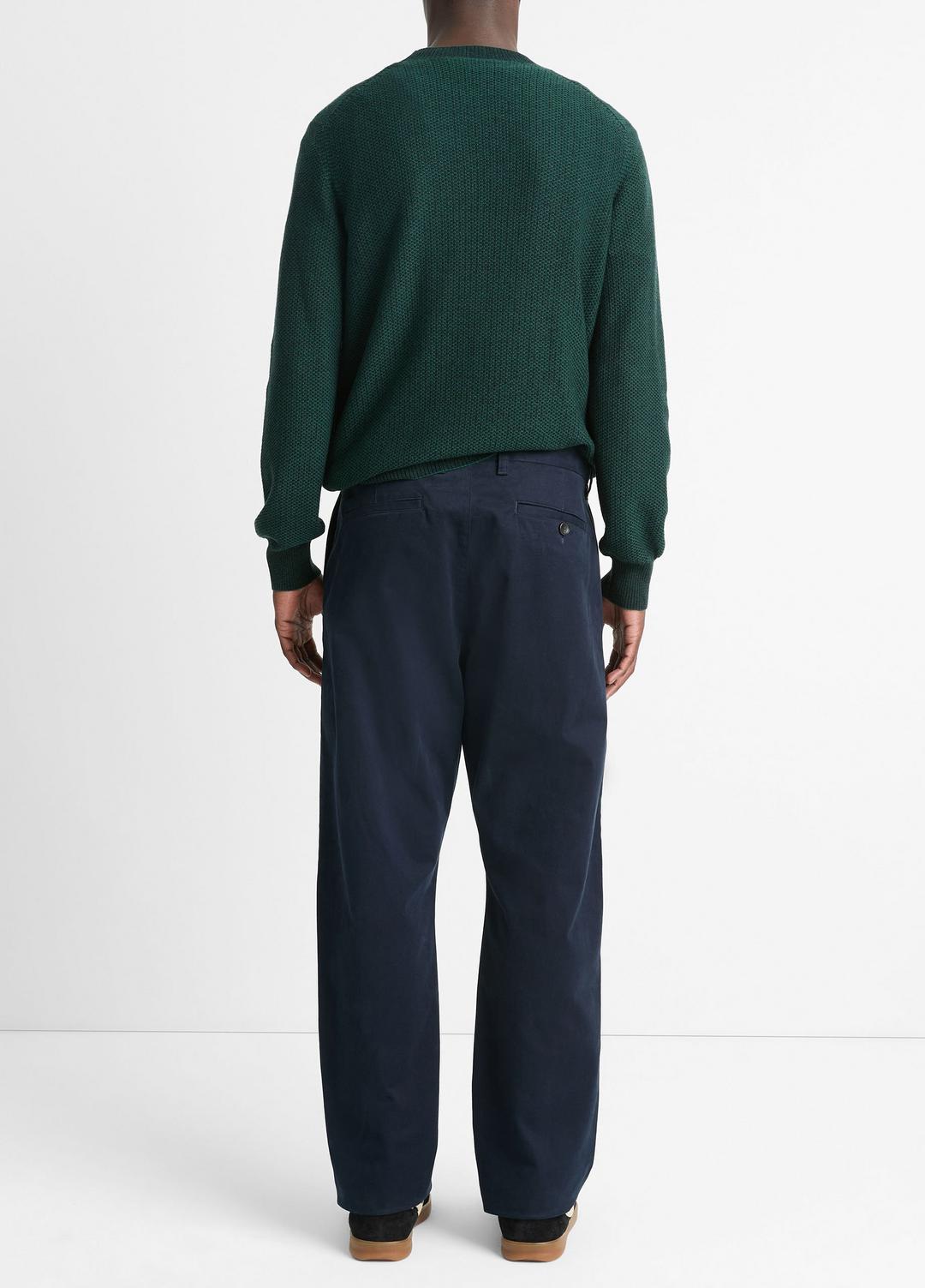 VINCE Louie Relaxed Stretch-Cotton Pant in Trousers