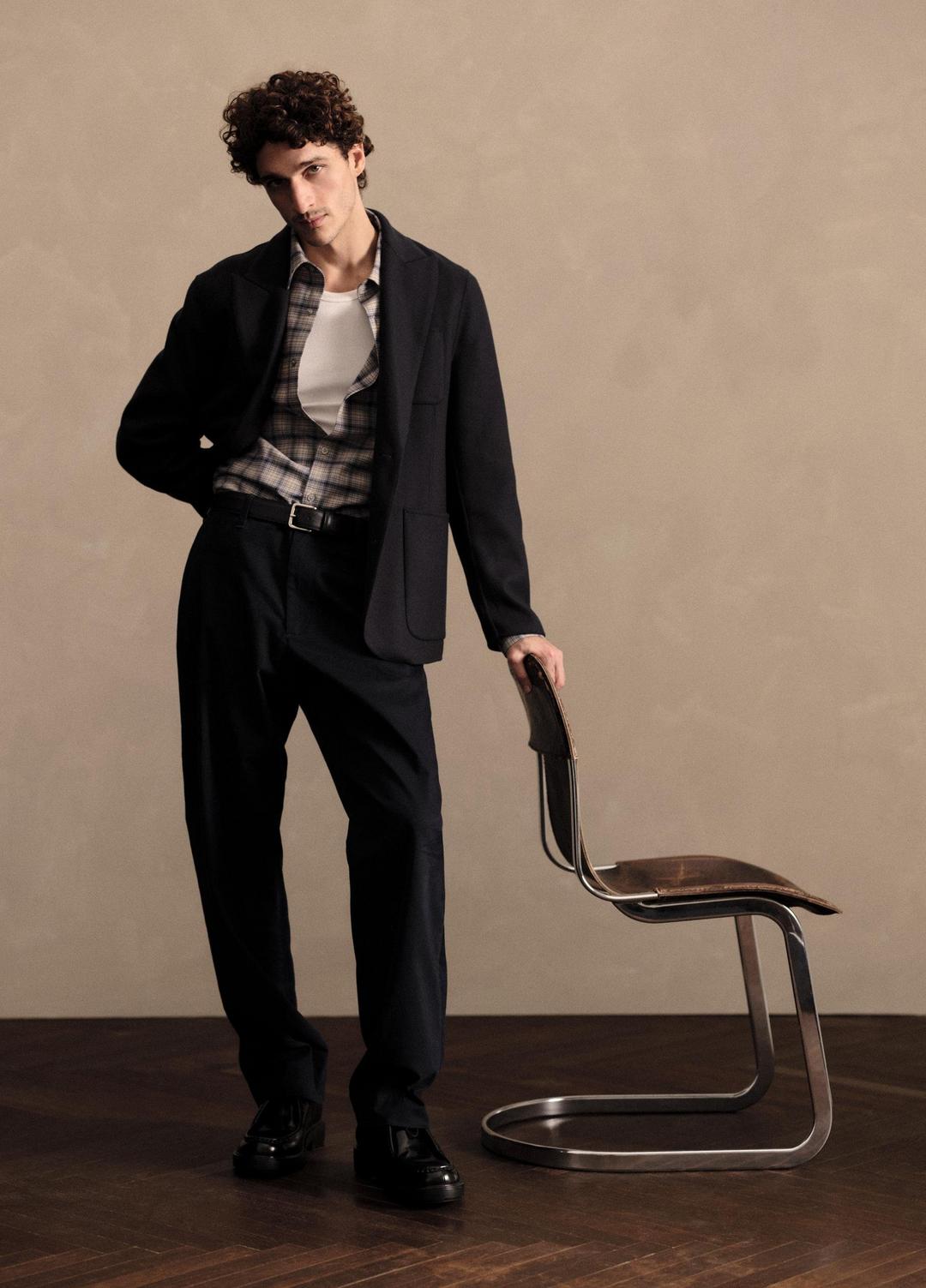 VINCE Louie Relaxed Stretch-Cotton Pant in Trousers