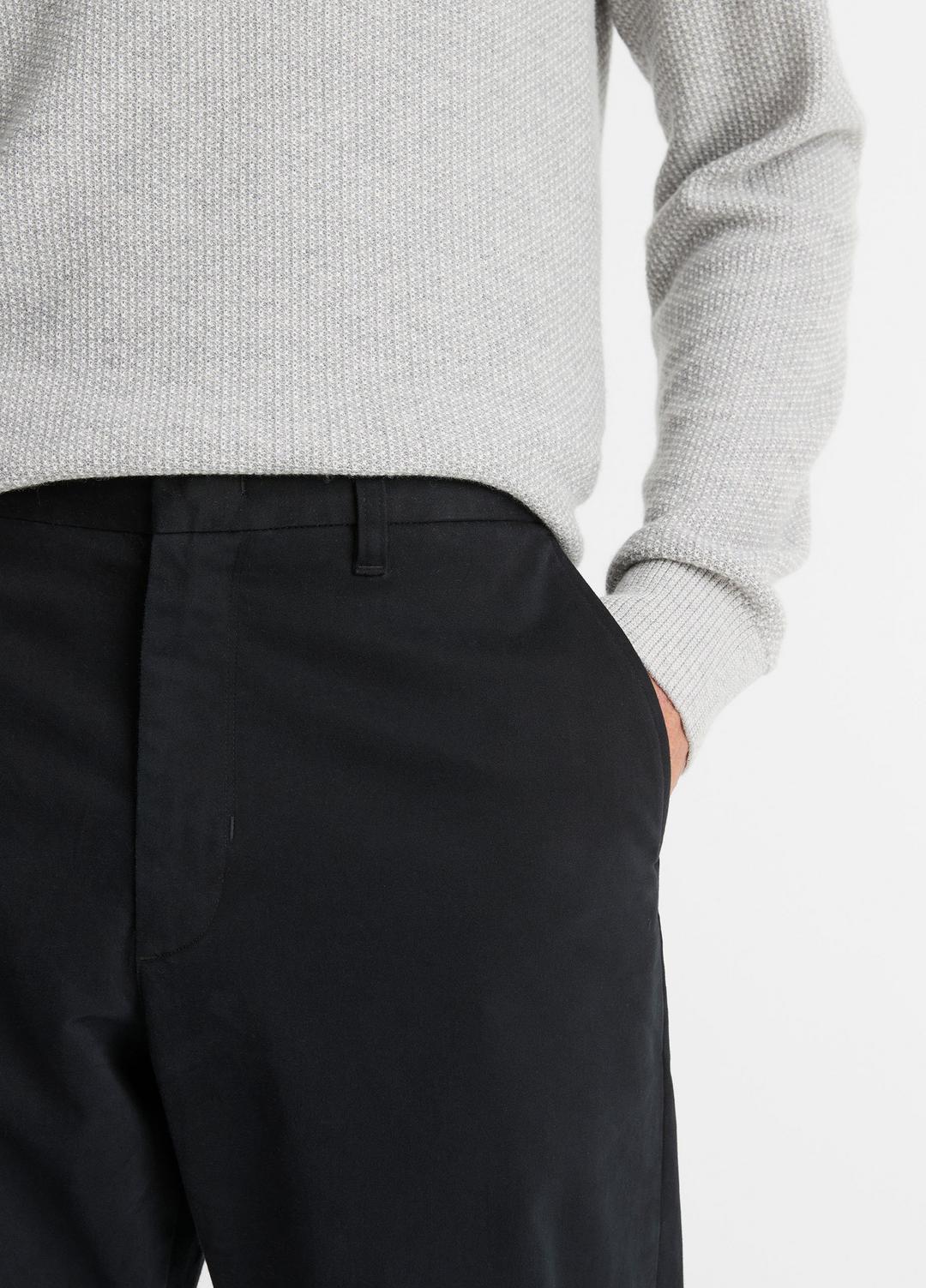 VINCE Louie Relaxed Stretch-Cotton Pant in Trousers