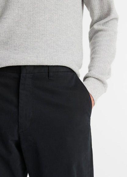 VINCE Louie Relaxed Stretch-Cotton Pant in Trousers