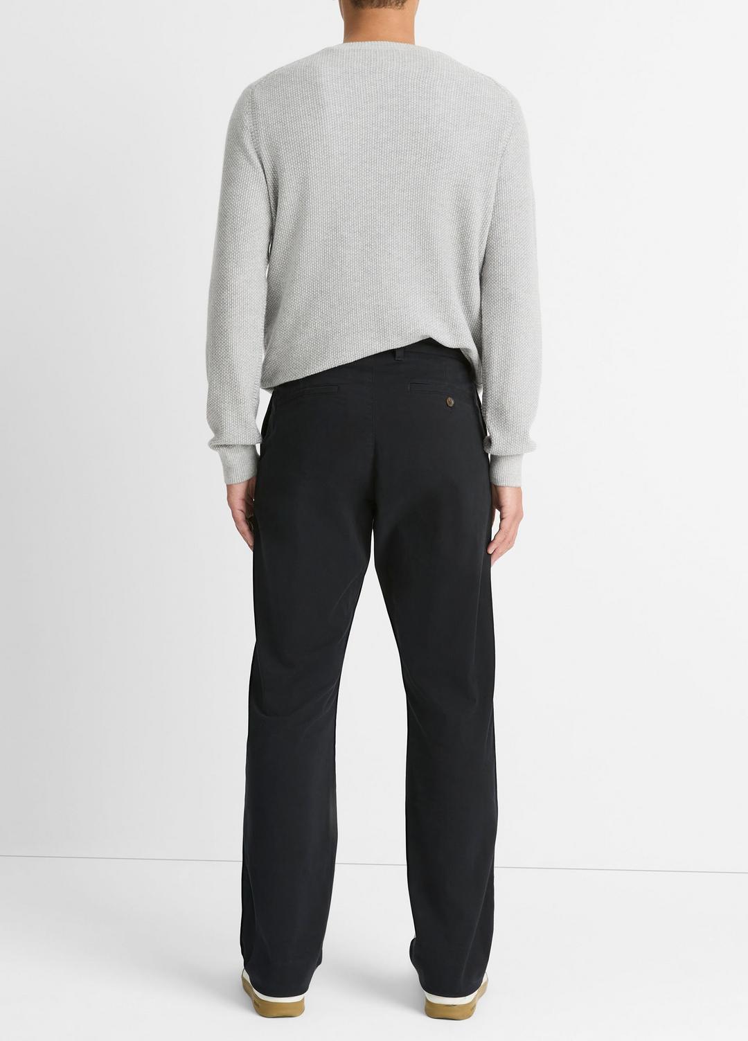 VINCE Louie Relaxed Stretch-Cotton Pant in Trousers