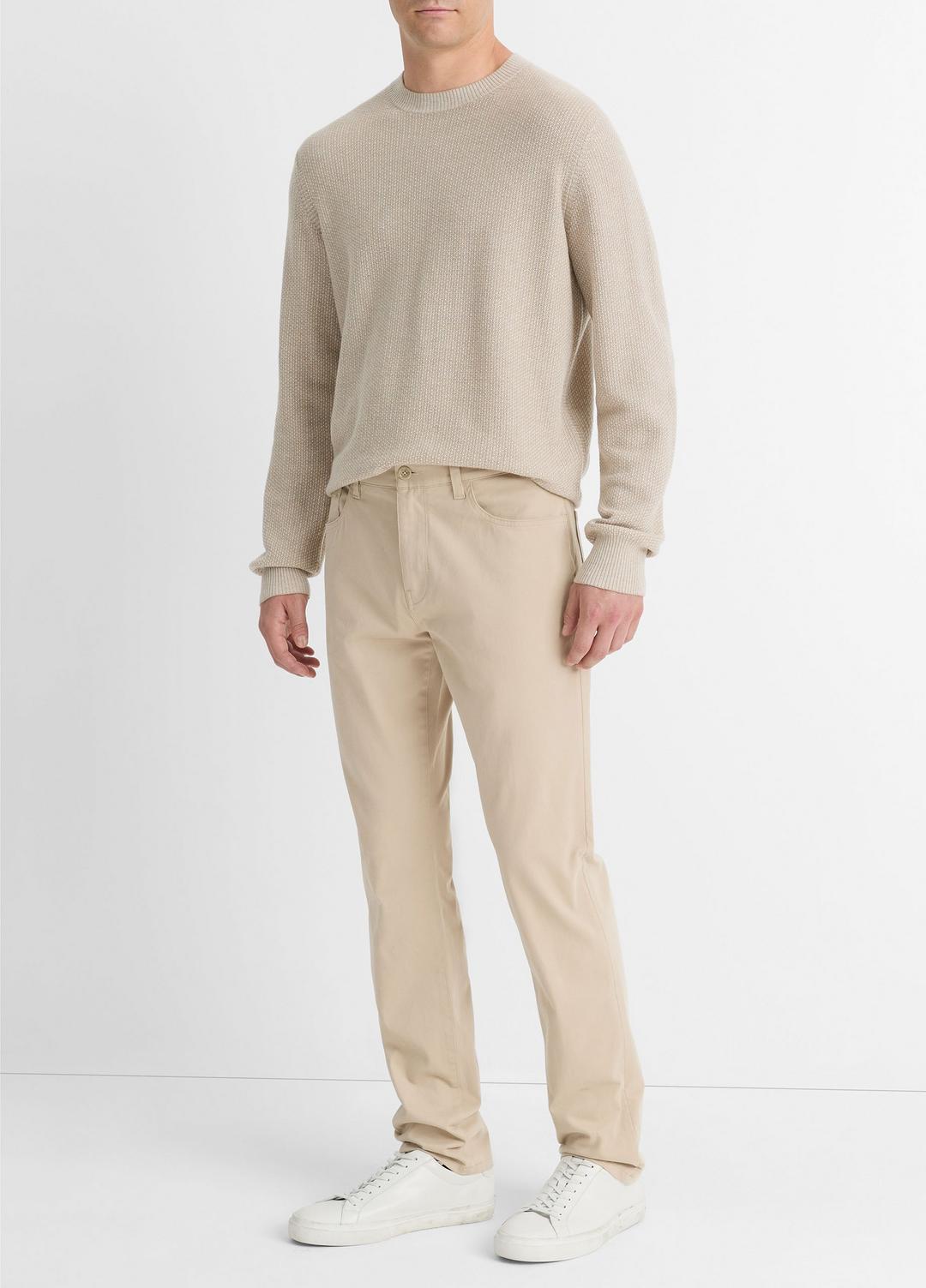 VINCE Dylan Slim 5-Pocket Peached Stretch-Cotton Pant in Trousers