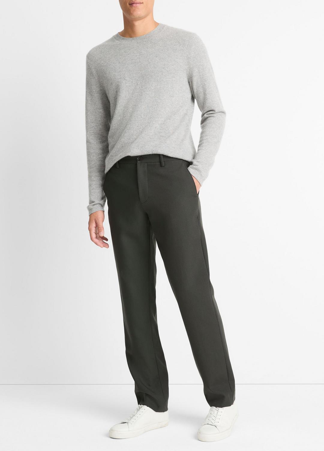 VINCE Owen Athletic Wool Suiting Pant in Trousers