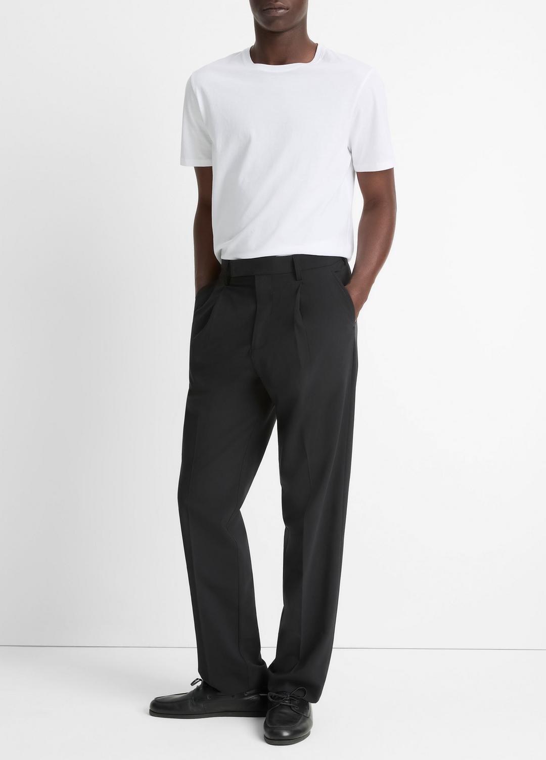 VINCE Louie Relaxed Pleated Trouser in Trousers
