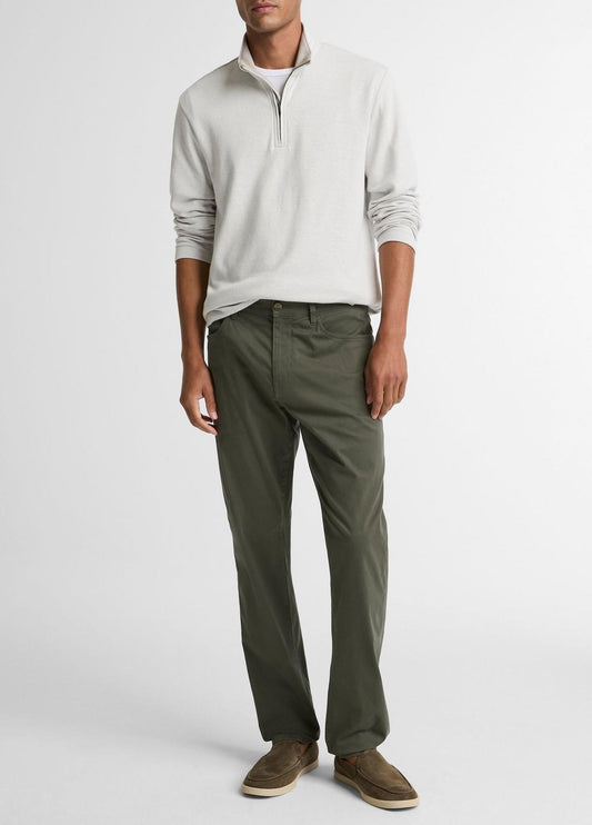 VINCE Dylan Slim 5-Pocket Cotton Sateen Pant in Trousers