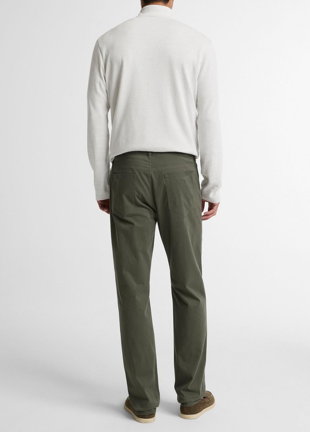 VINCE Dylan Slim 5-Pocket Cotton Sateen Pant in Trousers
