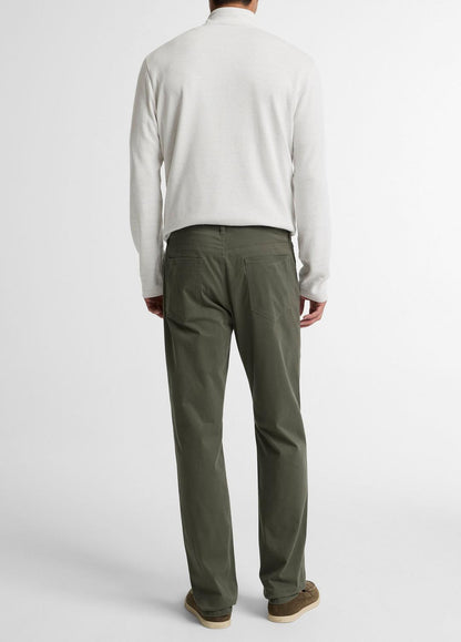 VINCE Dylan Slim 5-Pocket Cotton Sateen Pant in Trousers