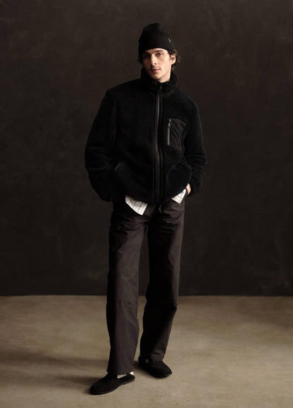 VINCE Sherpa Zip Jacket in Jackets
