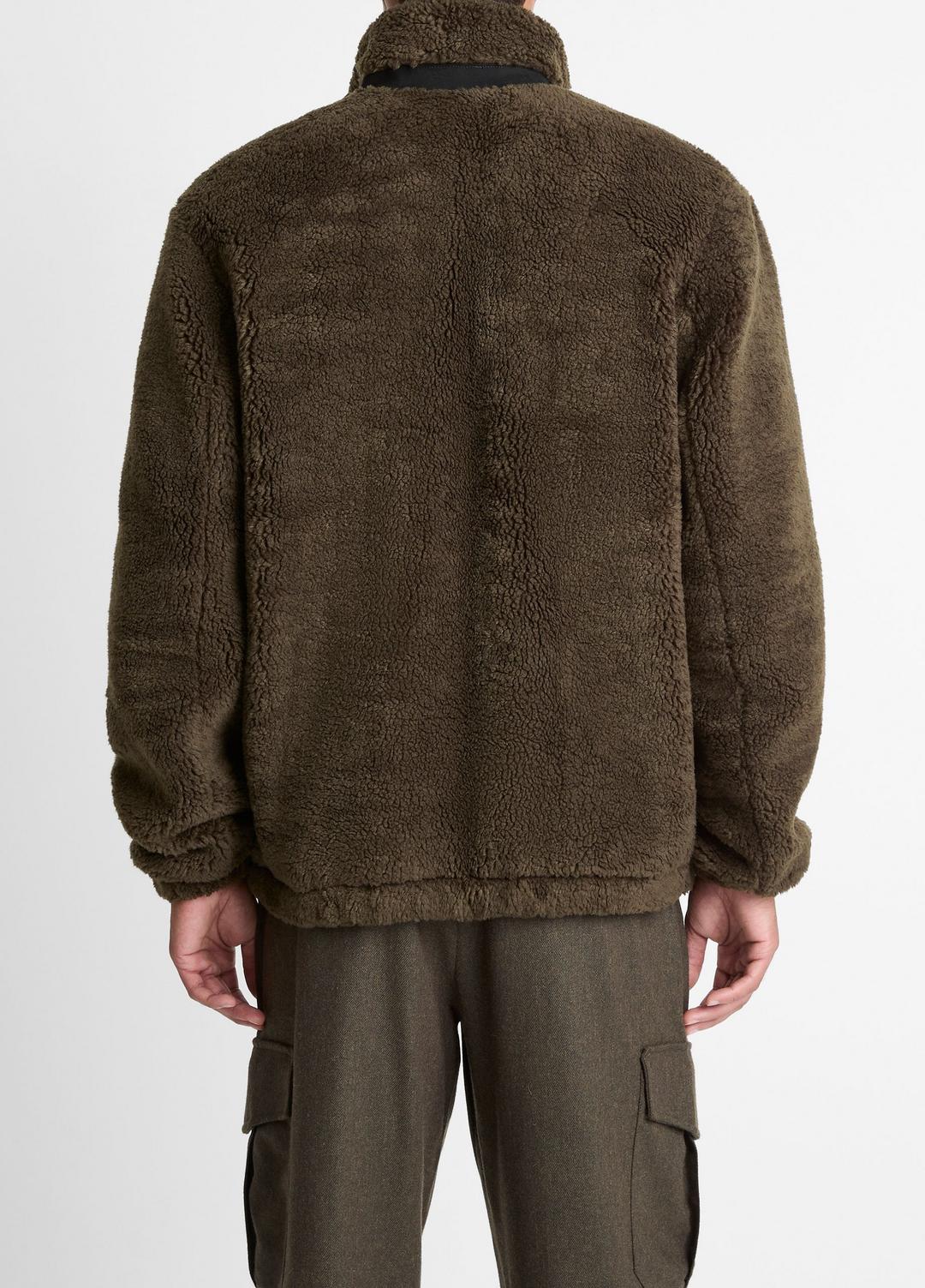VINCE Sherpa Zip Jacket in Jackets