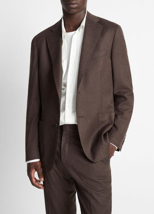VINCE Wool-Silk Relaxed Sport Coat in Blazers