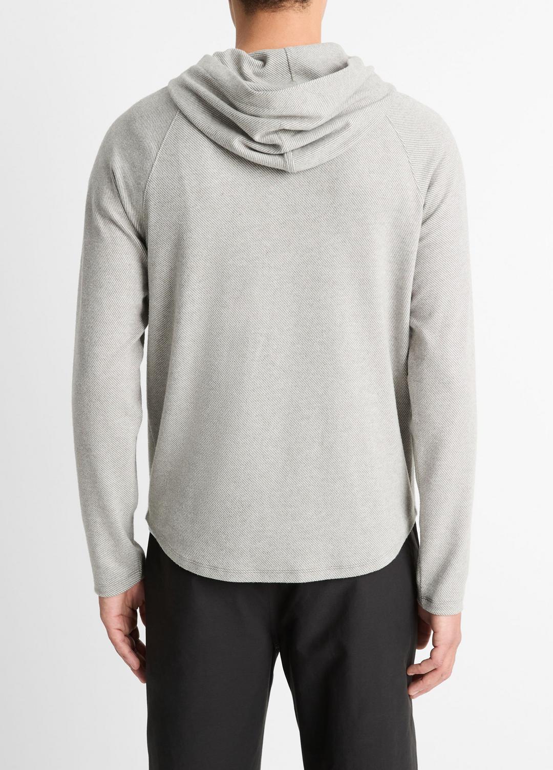 VINCE Broken Twill Pullover Hoodie in Sweatshirts & Hoodies