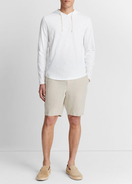 VINCE Textured Cotton Hoodie in Sweatshirts & Hoodies