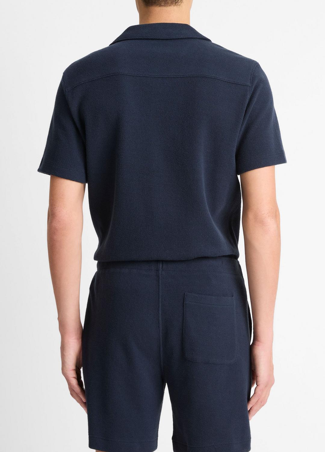 VINCE Cotton Bouclé Pull-On Short in Shorts