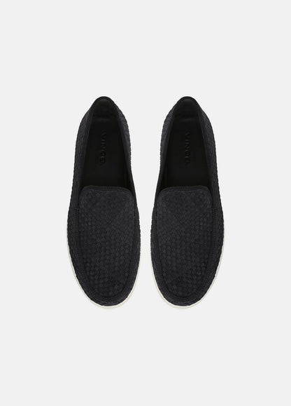 VINCE Sonoma Woven Suede Loafer in Loafers