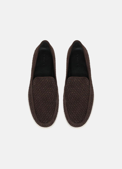 VINCE Sonoma Woven Suede Loafer in Loafers