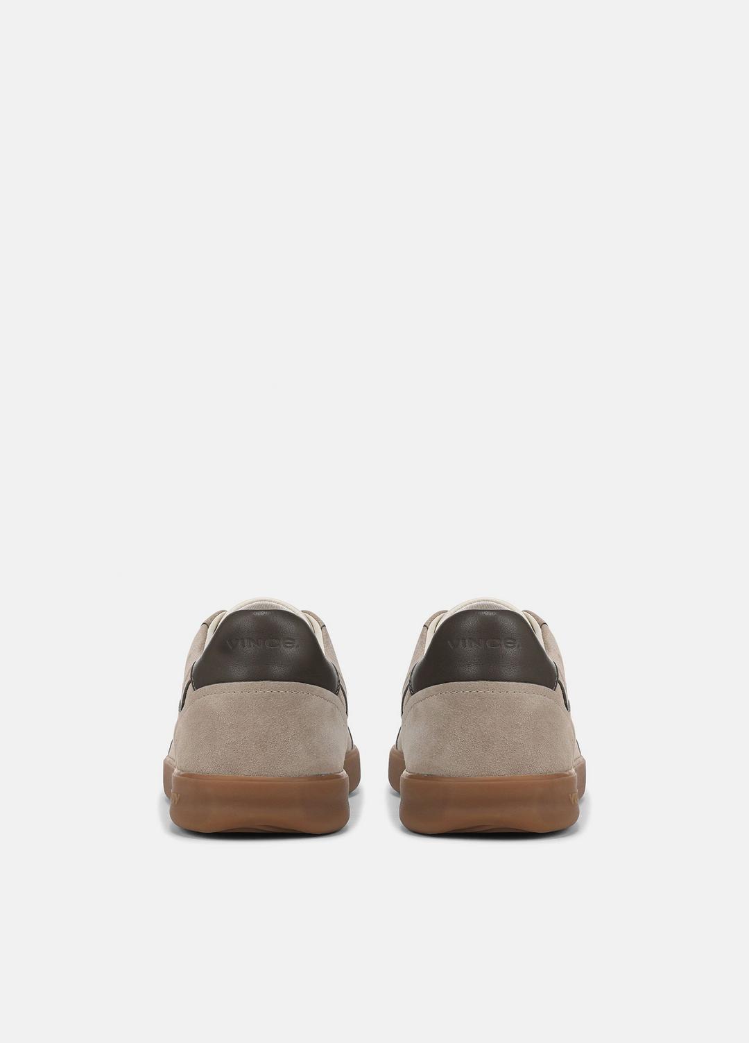 VINCE Oasis Contrast-Edge Suede & Leather Sneaker in Sneakers