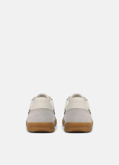 VINCE Oasis Contrast-Edge Leather & Suede Sneaker in Sneakers