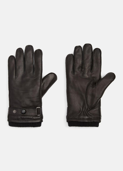VINCE Leather Wrist-Strap Glove in Gloves
