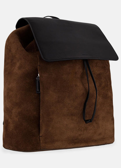 VINCE Drayton Suede Flap Backpack in Bags