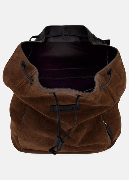 VINCE Drayton Suede Flap Backpack in Bags