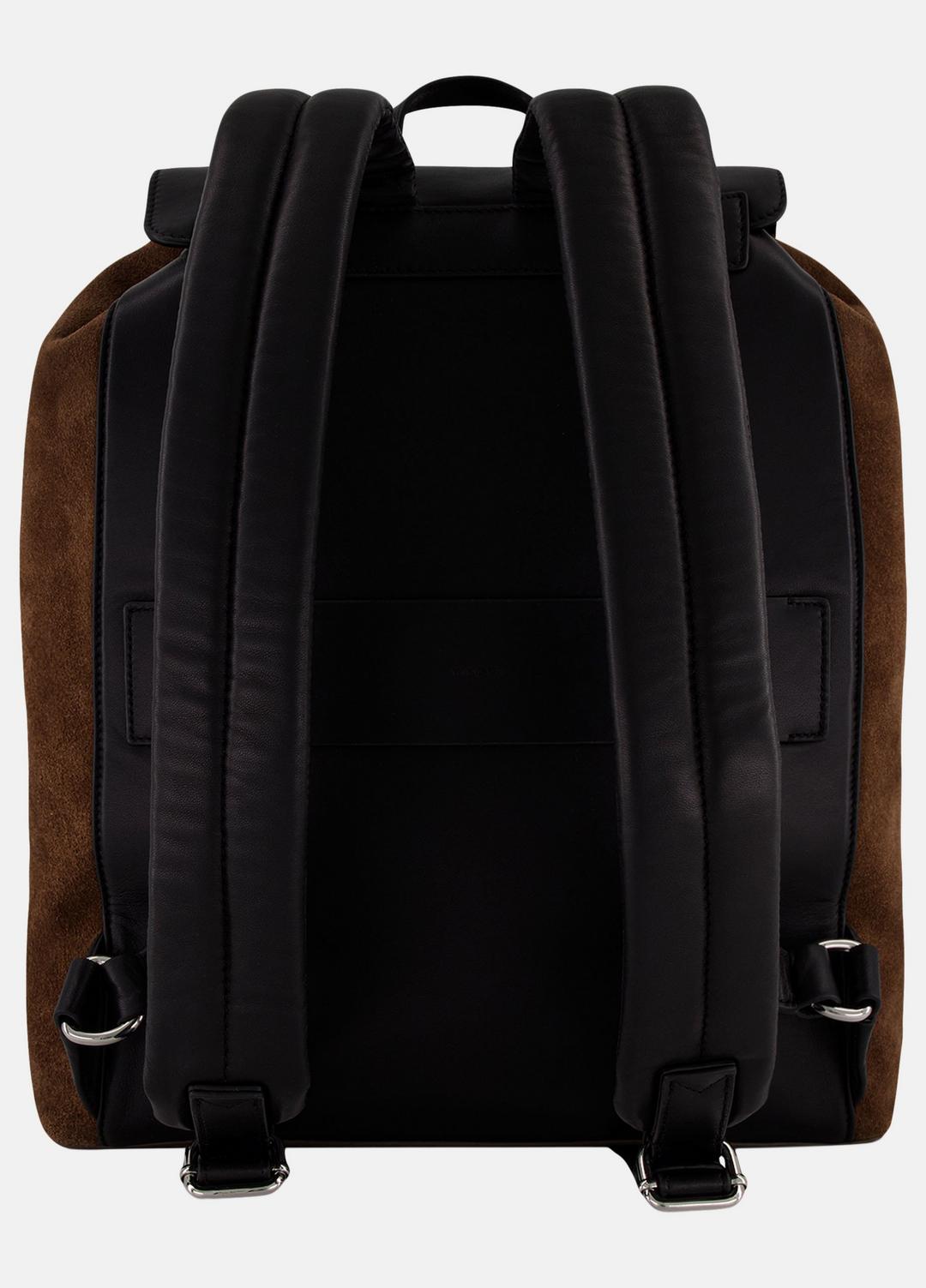VINCE Drayton Suede Flap Backpack in Bags