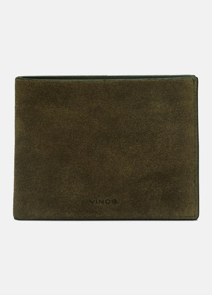 VINCE Suede Bifold Wallet in Bags