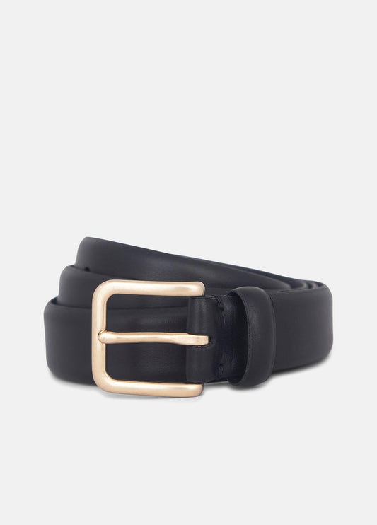 VINCE Men's 30mm Leather Belt in Belts