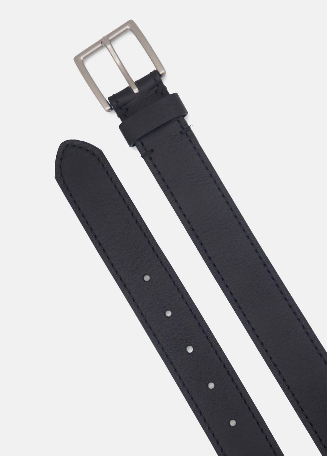 VINCE Men's 35mm Stitched Leather Belt in Belts