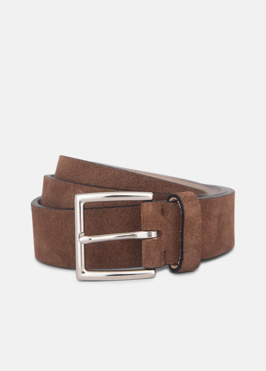 VINCE Men's 35mm Suede Belt in Belts