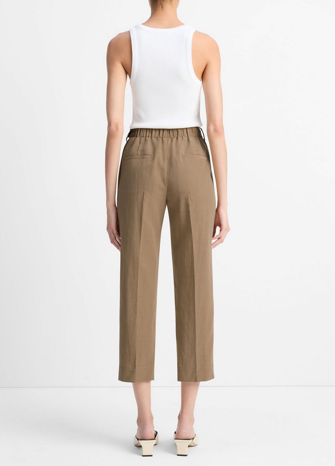 VINCE Utility Tab-Detail Pull-On Pant in Pants & Shorts