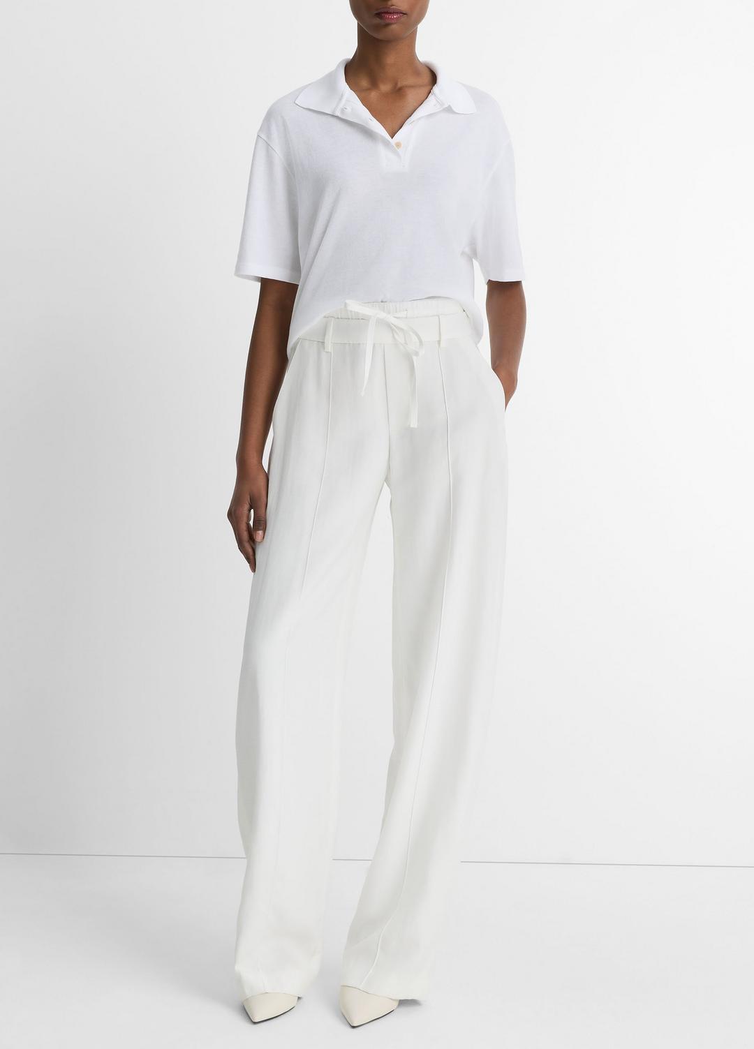 VINCE Easy Cotton Polo Shirt in Shirts & Tees