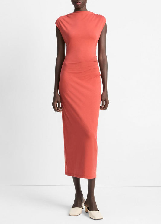 VINCE Pima Cotton Muscle-Tee Dress in Dresses & Skirts