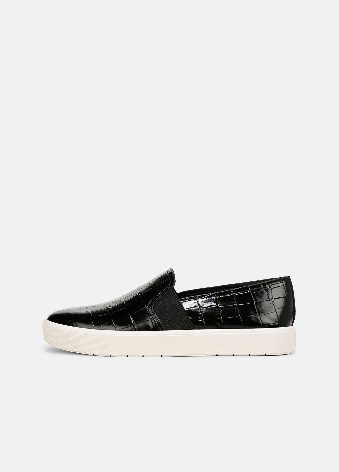 VINCE Blair Croc-Embossed Leather Sneaker in Shoes
