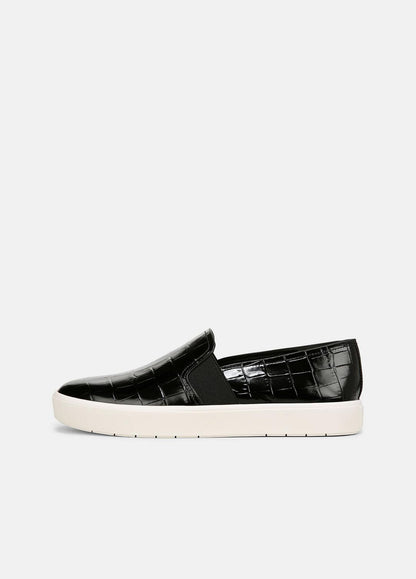 VINCE Blair Croc-Embossed Leather Sneaker in Shoes