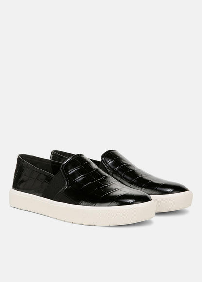 VINCE Blair Croc-Embossed Leather Sneaker in Shoes