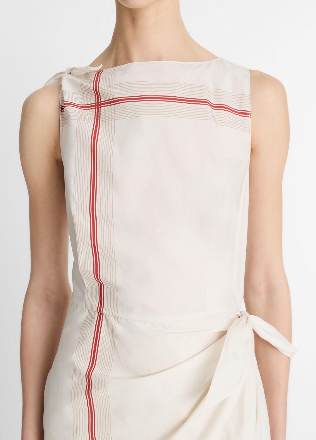 VINCE Handkerchief-Stripe Wrap Dress in Dresses & Skirts